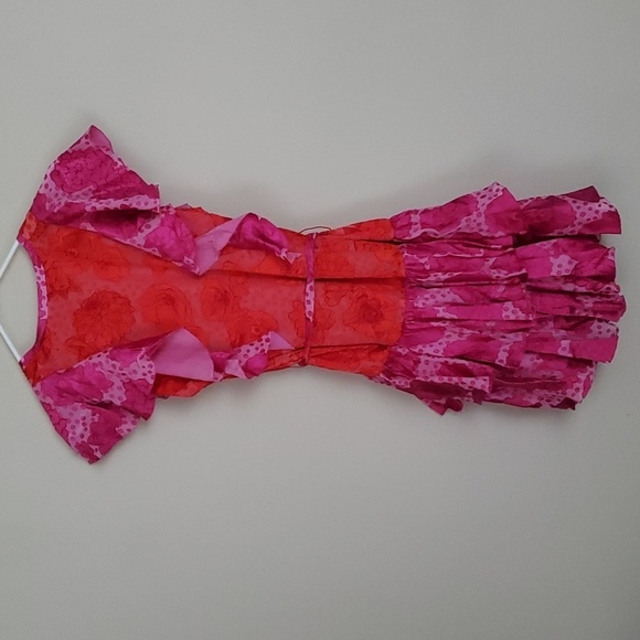 Le Superbe Aurora Flora Lil Flirt Ruffled Mini Dress - size 6 - NWT - Picture 9 of 16